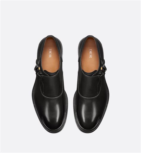 Dior Evidence Derby Monk Black Smooth Calfskin 